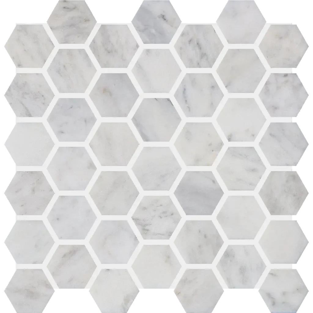 CALICATTA GRIS 2″ HEXAGON