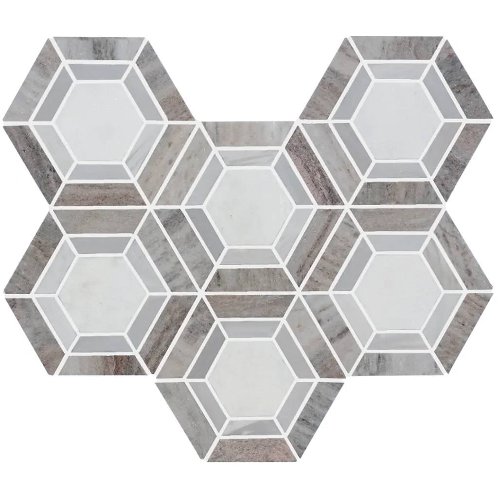 LARGE HEXAGON YM007 1 WATERJET