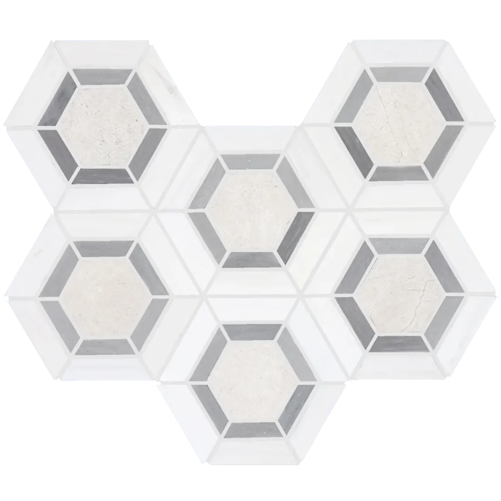 LARGE HEXAGON YM007 3 WATERJET