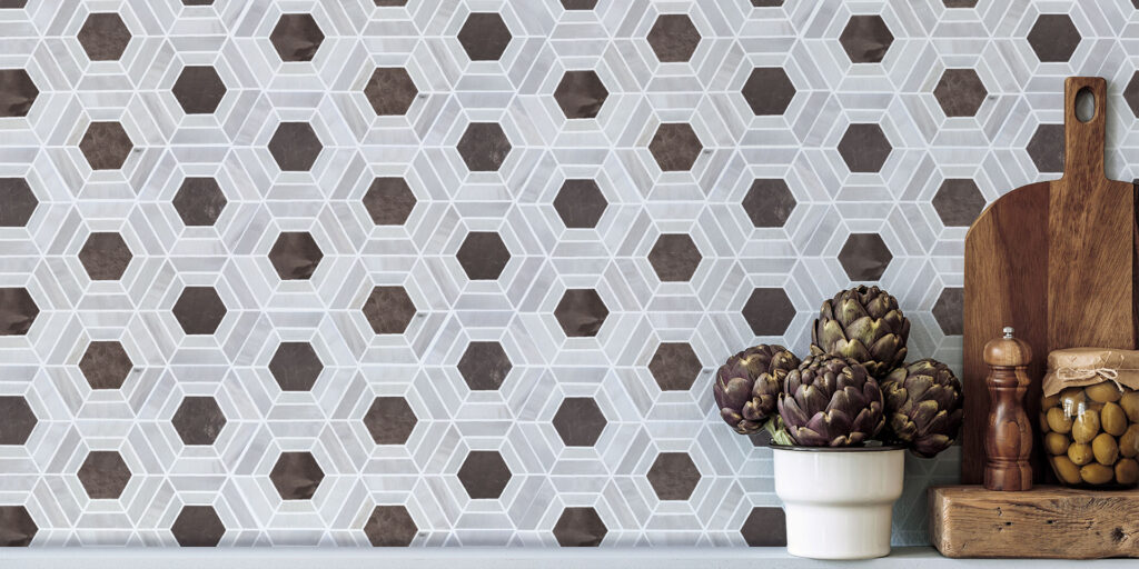 LARGE HEXAGON YM007 4 WATERJET