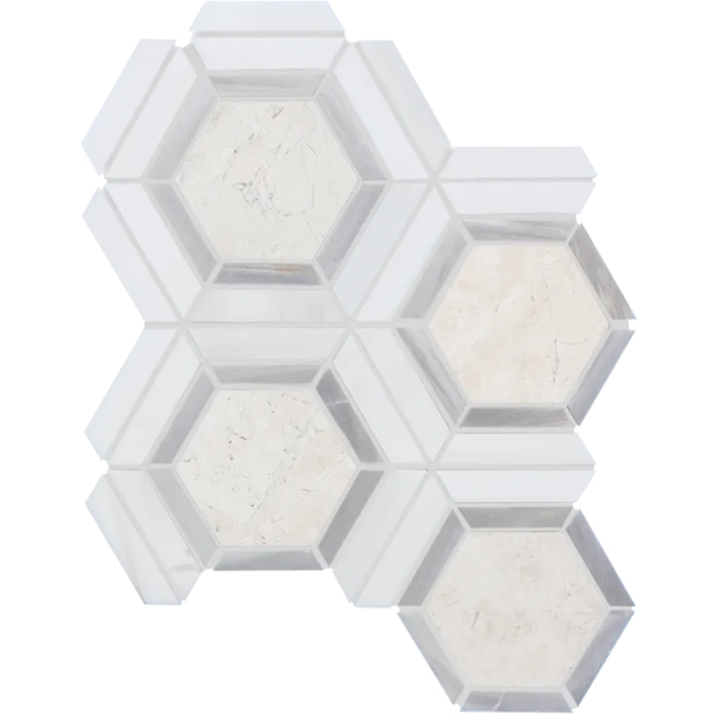 LARGE HEXAGON YM008 3 WATERJET