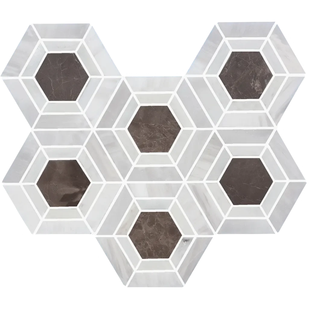 LARGE HEXAGON YM007 4 WATERJET